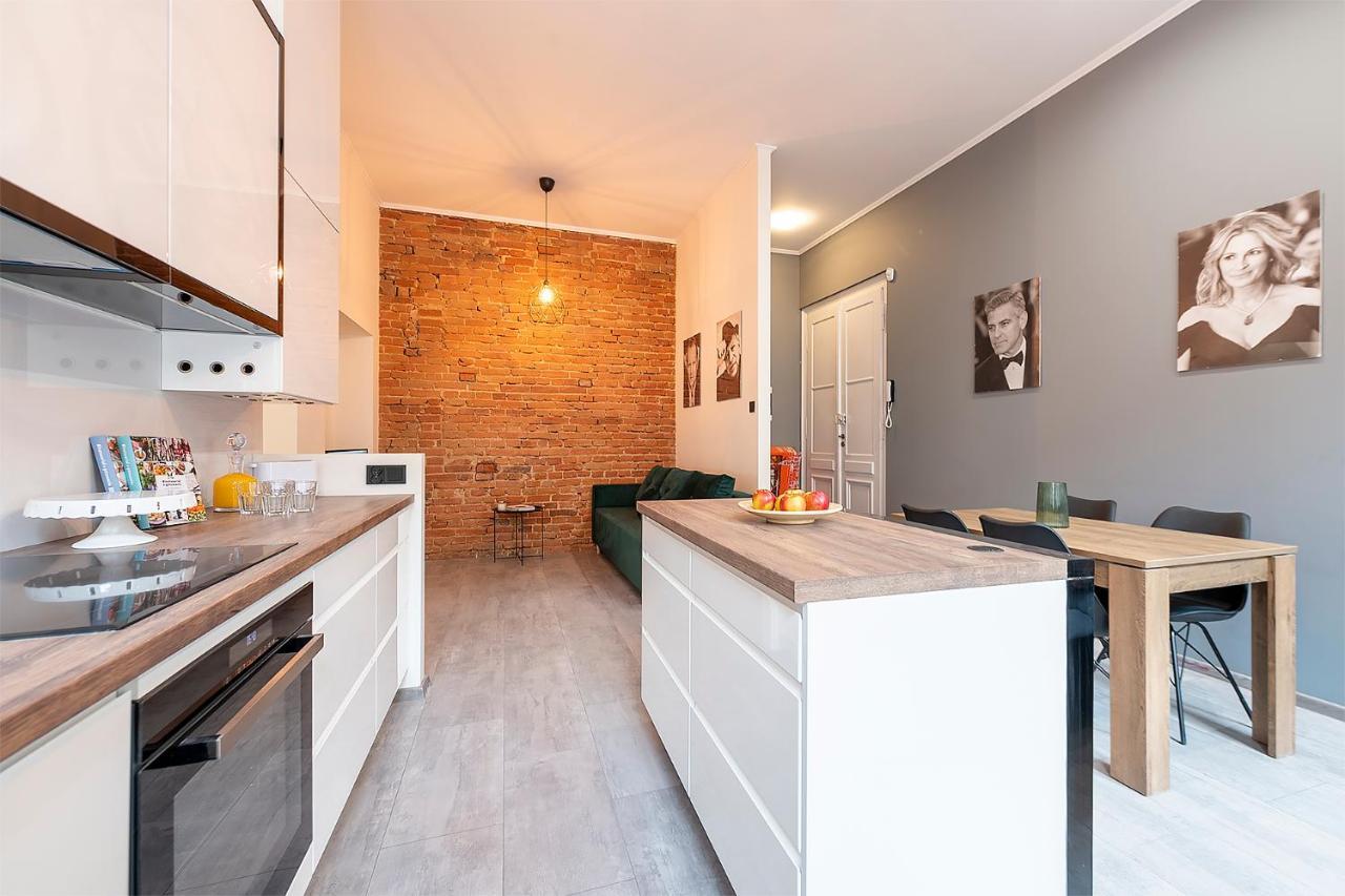 Red Brick Apartment Centrum Lodź Bagian luar foto